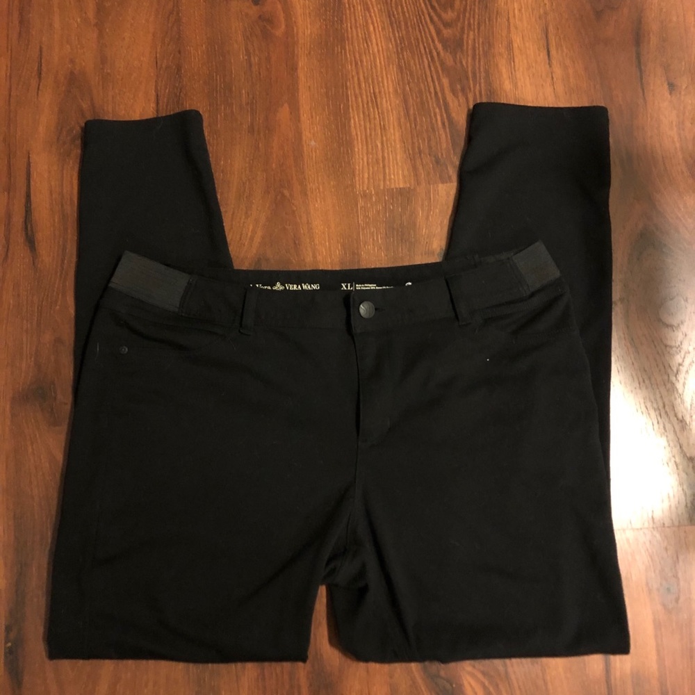 Simply Vera Wang Black Stretchy Pants
